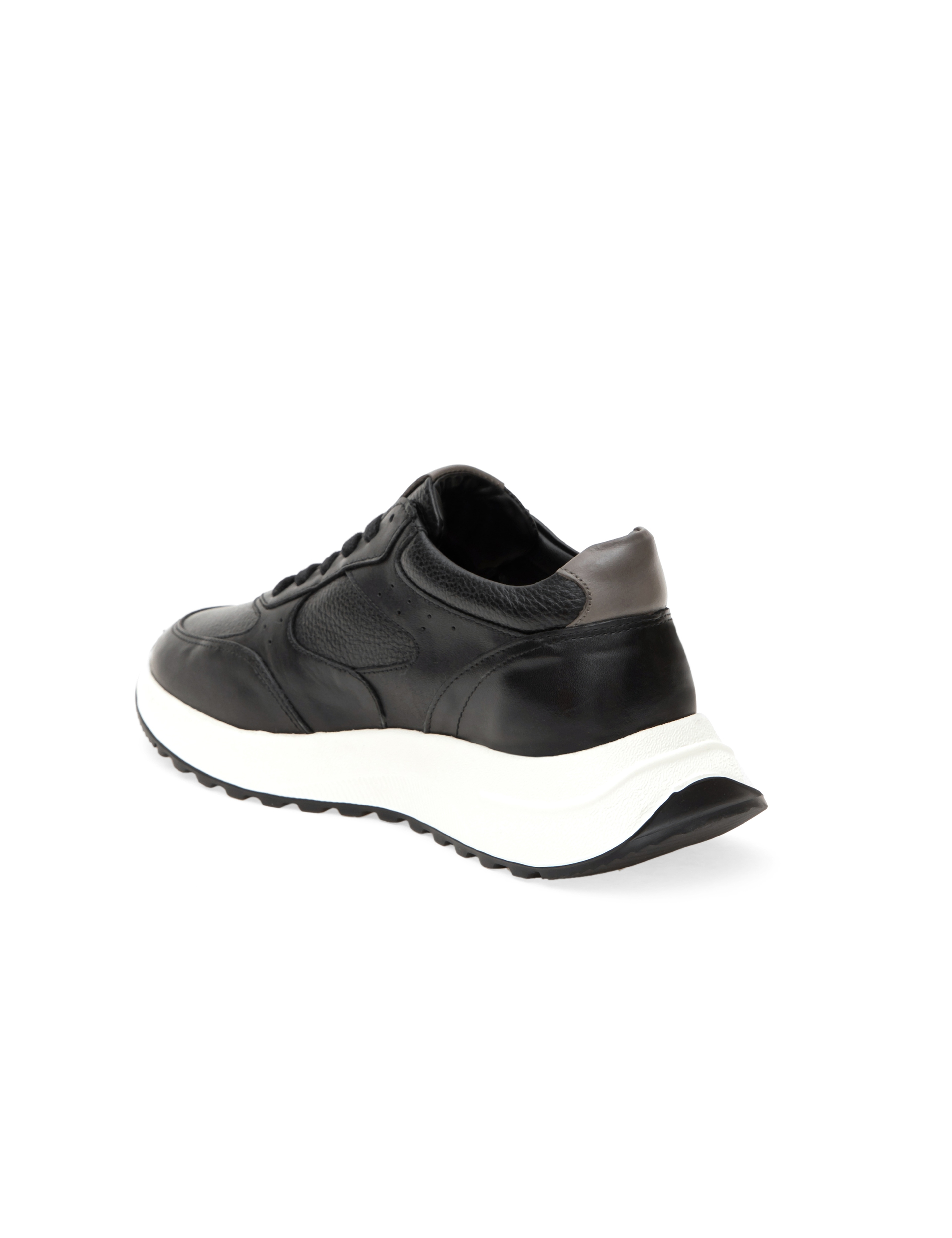 Siyah %100 Deri Sneaker