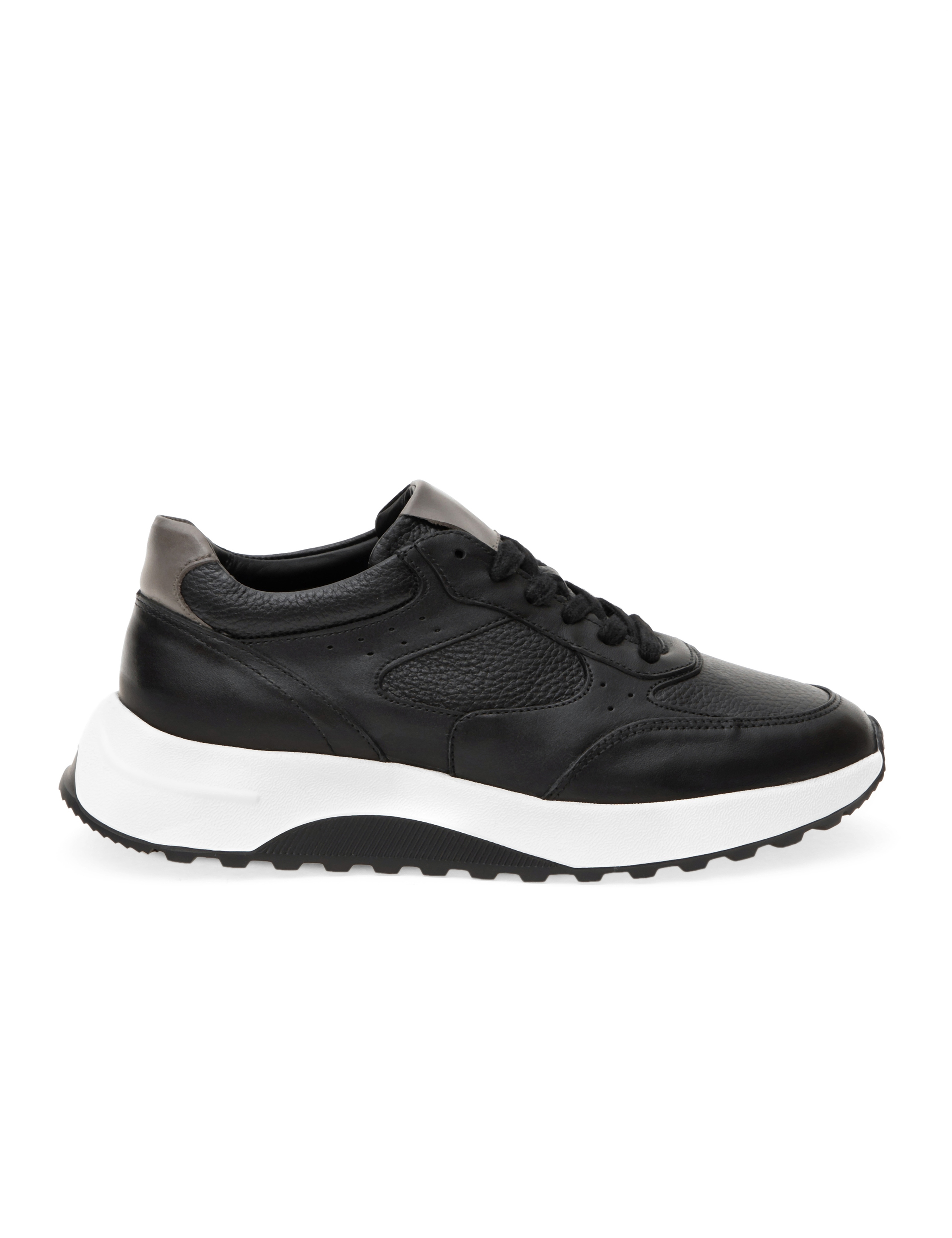 Siyah %100 Deri Sneaker - Image 2