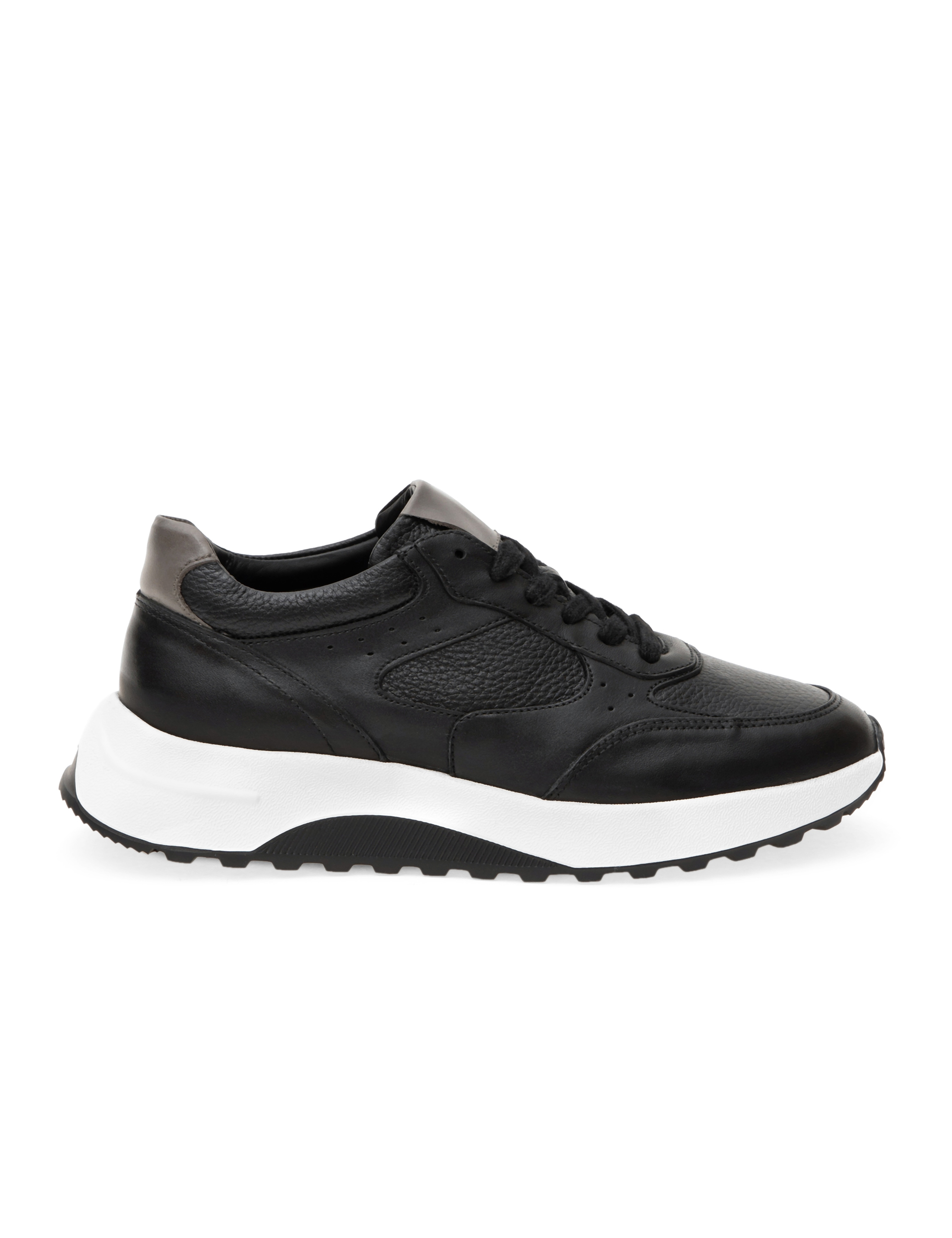 Siyah %100 Deri Sneaker