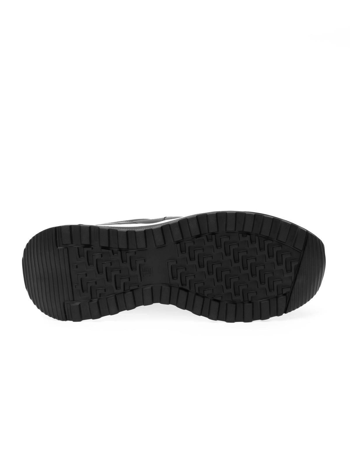 Siyah %100 Deri Sneaker - 50296094029