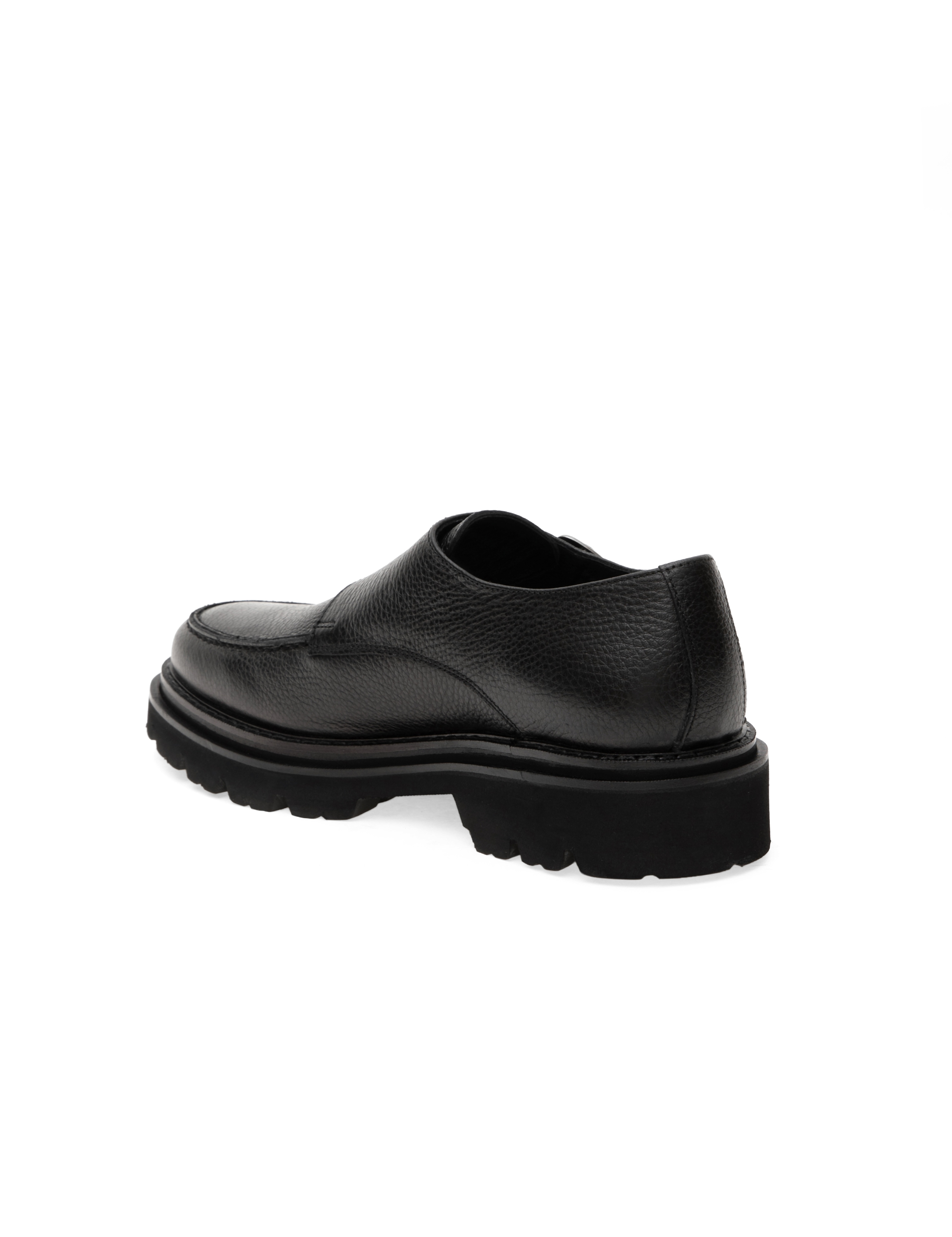 Siyah %100 Deri Casual Ayakkabı - Image 4