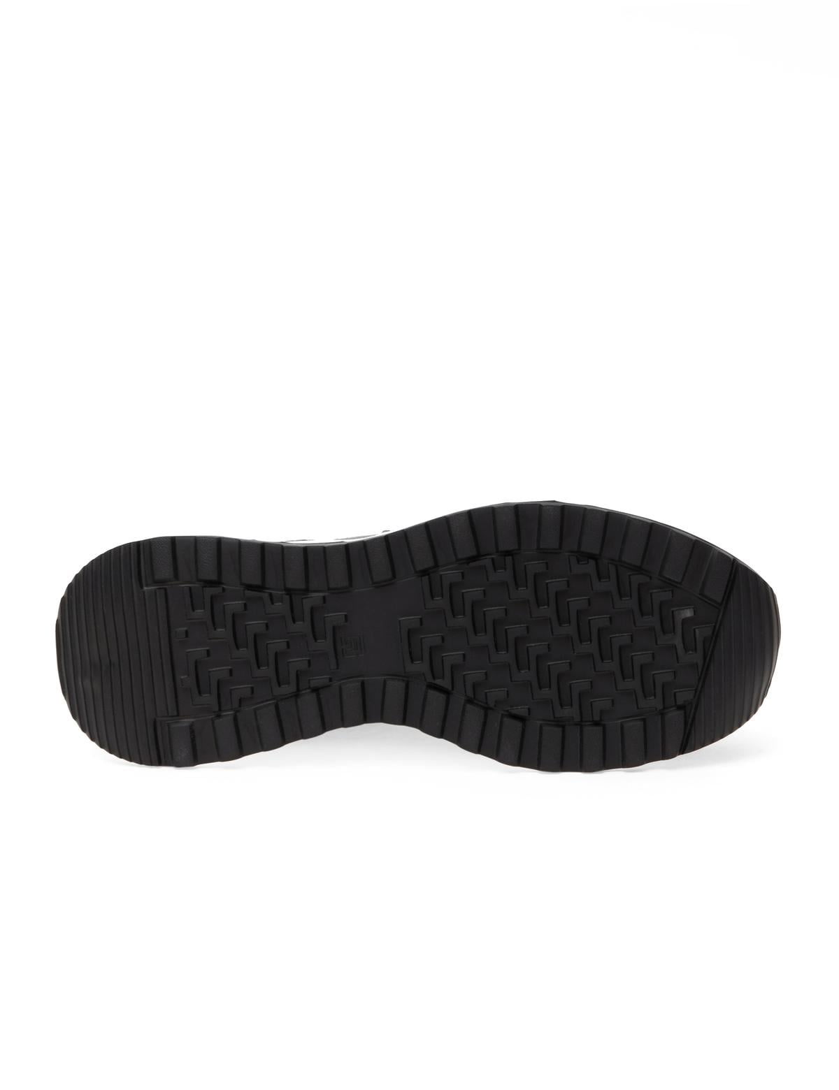 Lacivert %100 Deri Sneaker - 50296094010