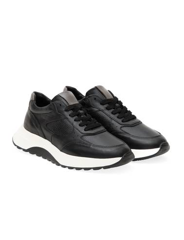 Siyah %100 Deri Sneaker