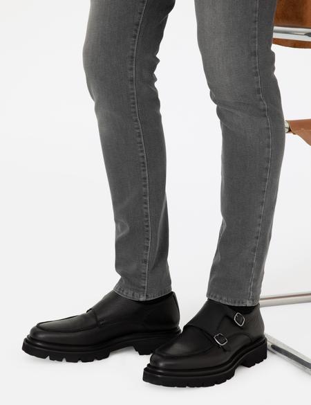 Siyah %100 Deri Casual Ayakkabı - 50295903011