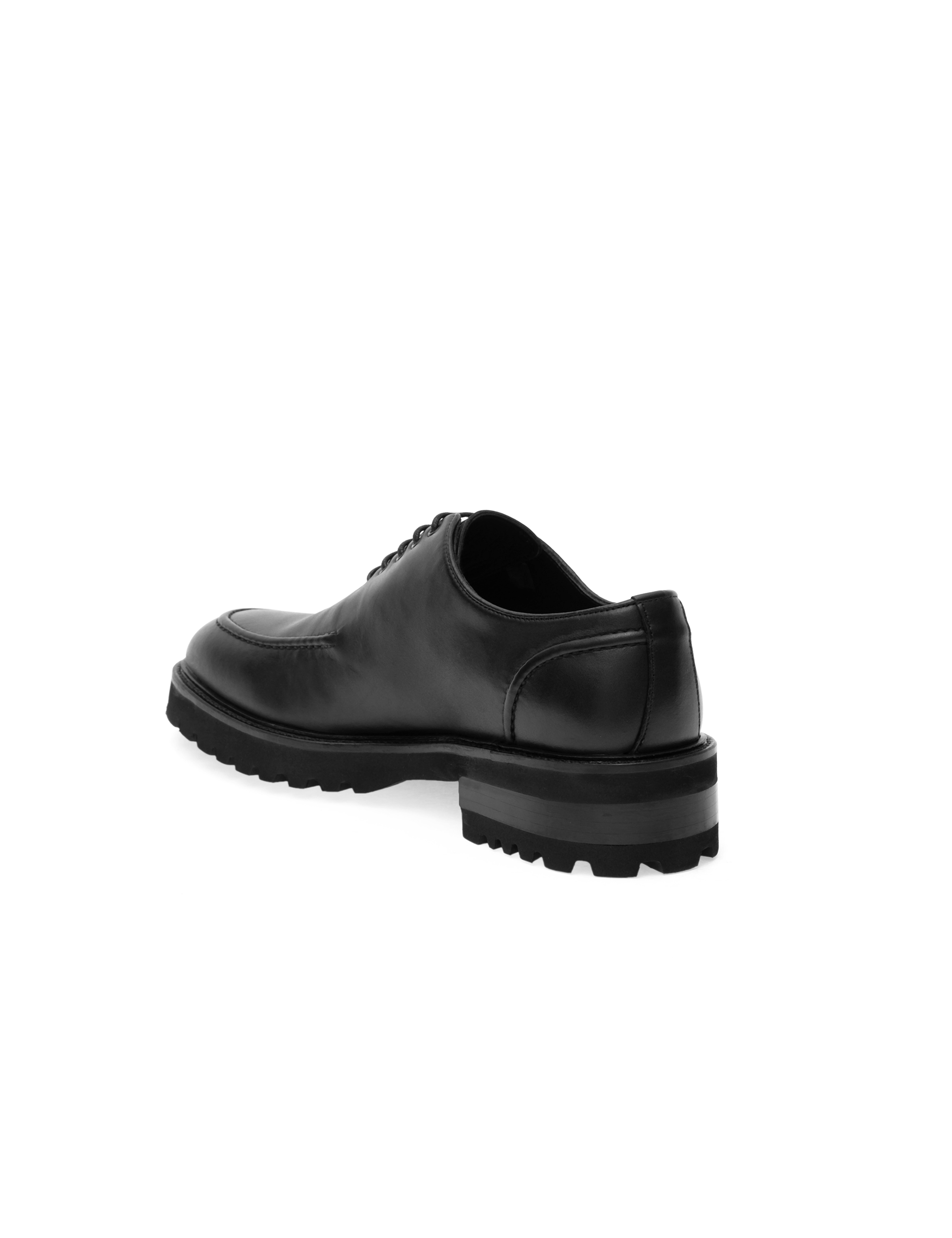 Siyah %100 Deri Casual Ayakkabı - Image 4