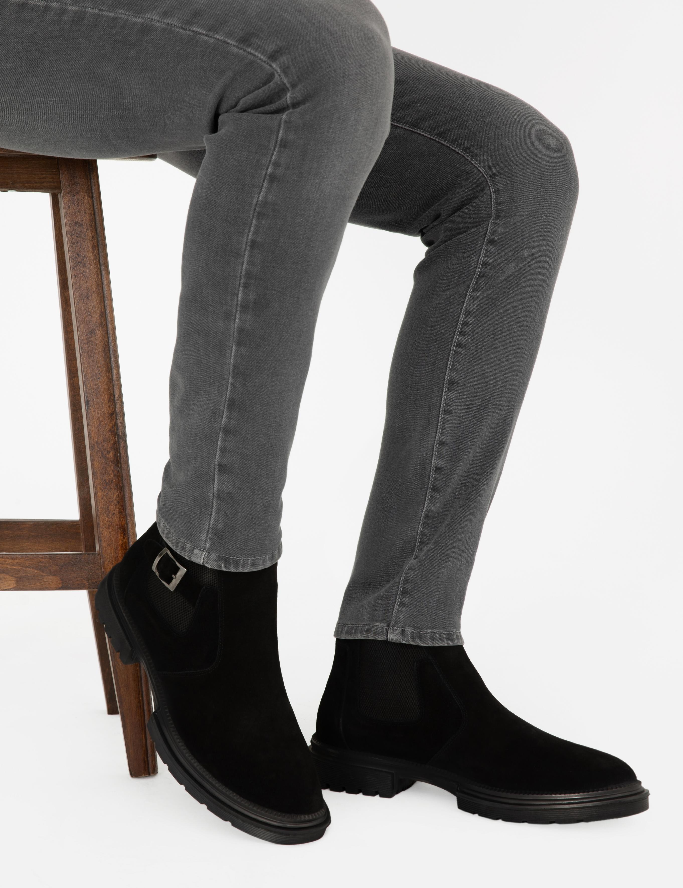 Siyah %100 Süet Deri Bot