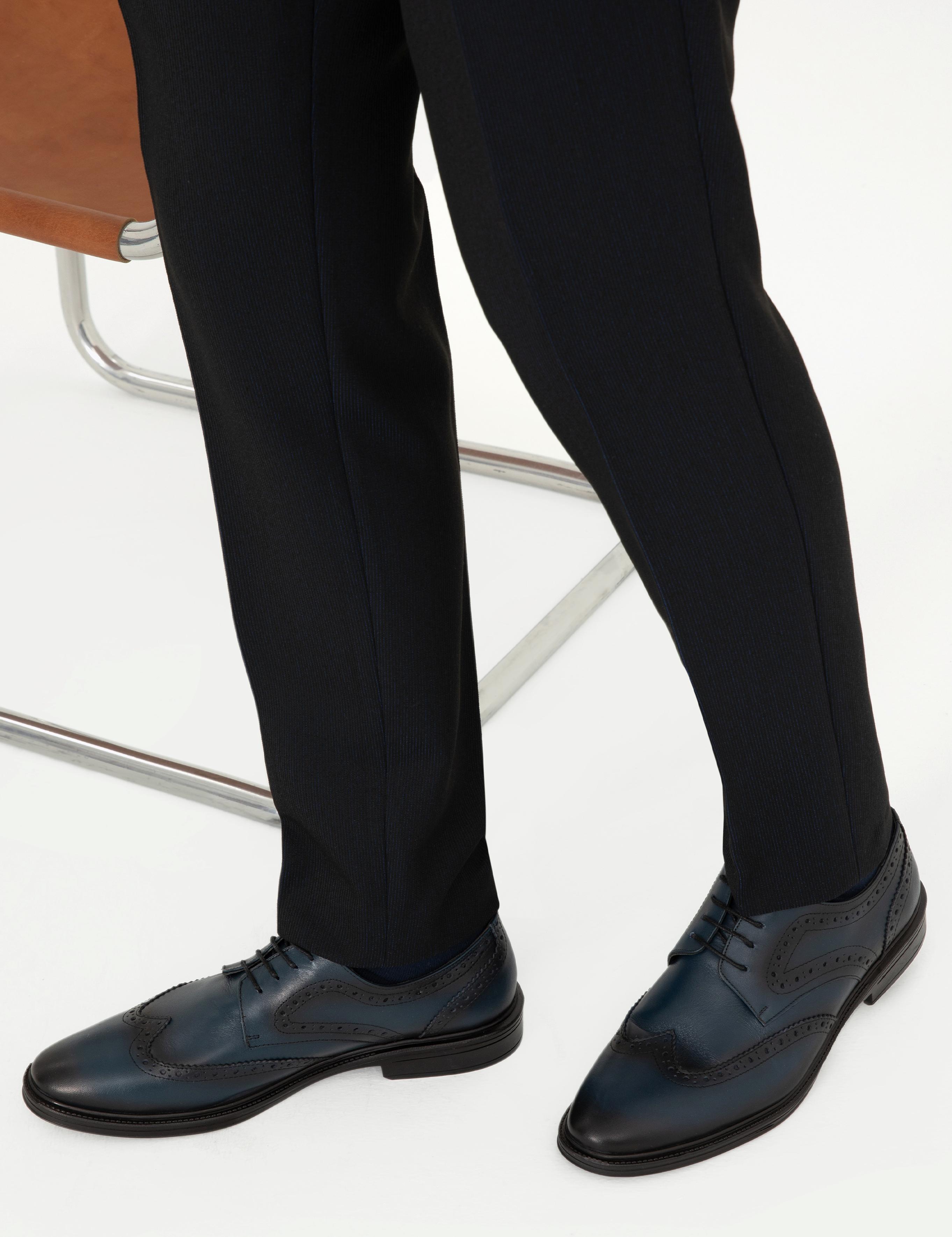 Lacivert %100 Deri Klasik Ayakkabı