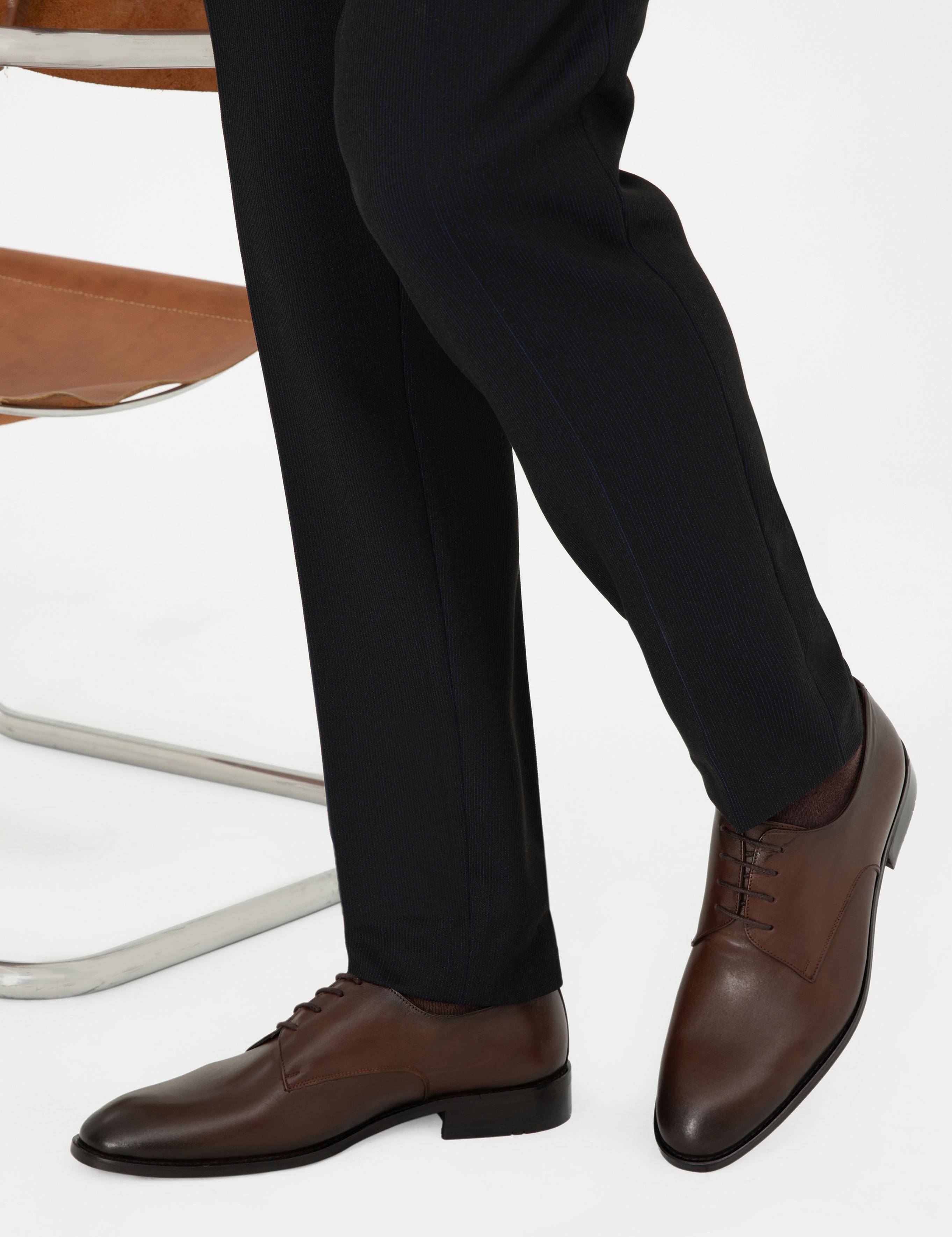 Kahverengi %100 Deri Klasik Ayakkabı