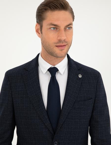 Lacivert Slim Fit Ceket - 50291954008