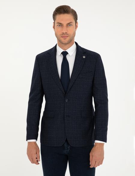 Lacivert Slim Fit Ceket - 50291954008
