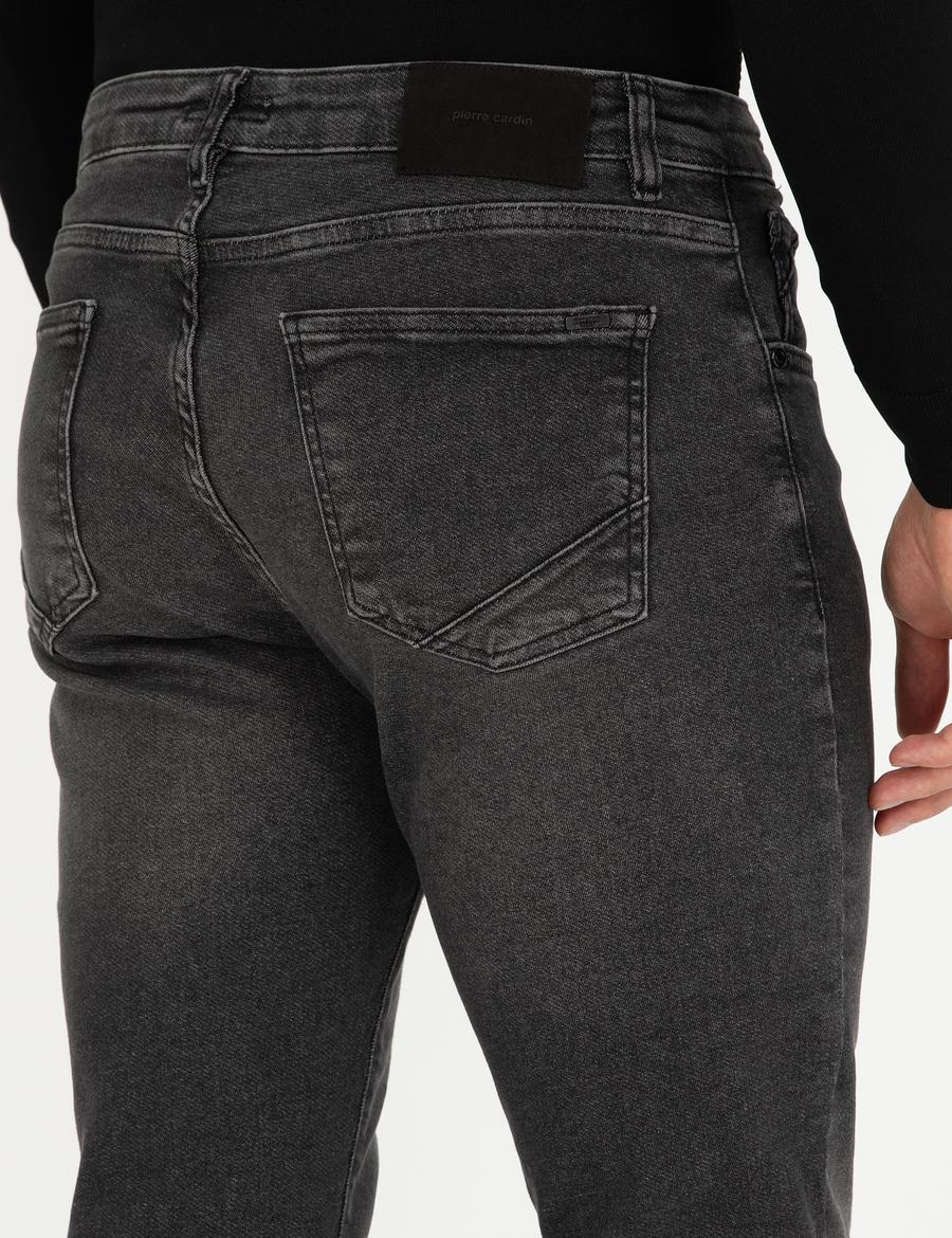 Antrasit Slim Fit Jean Pantolon