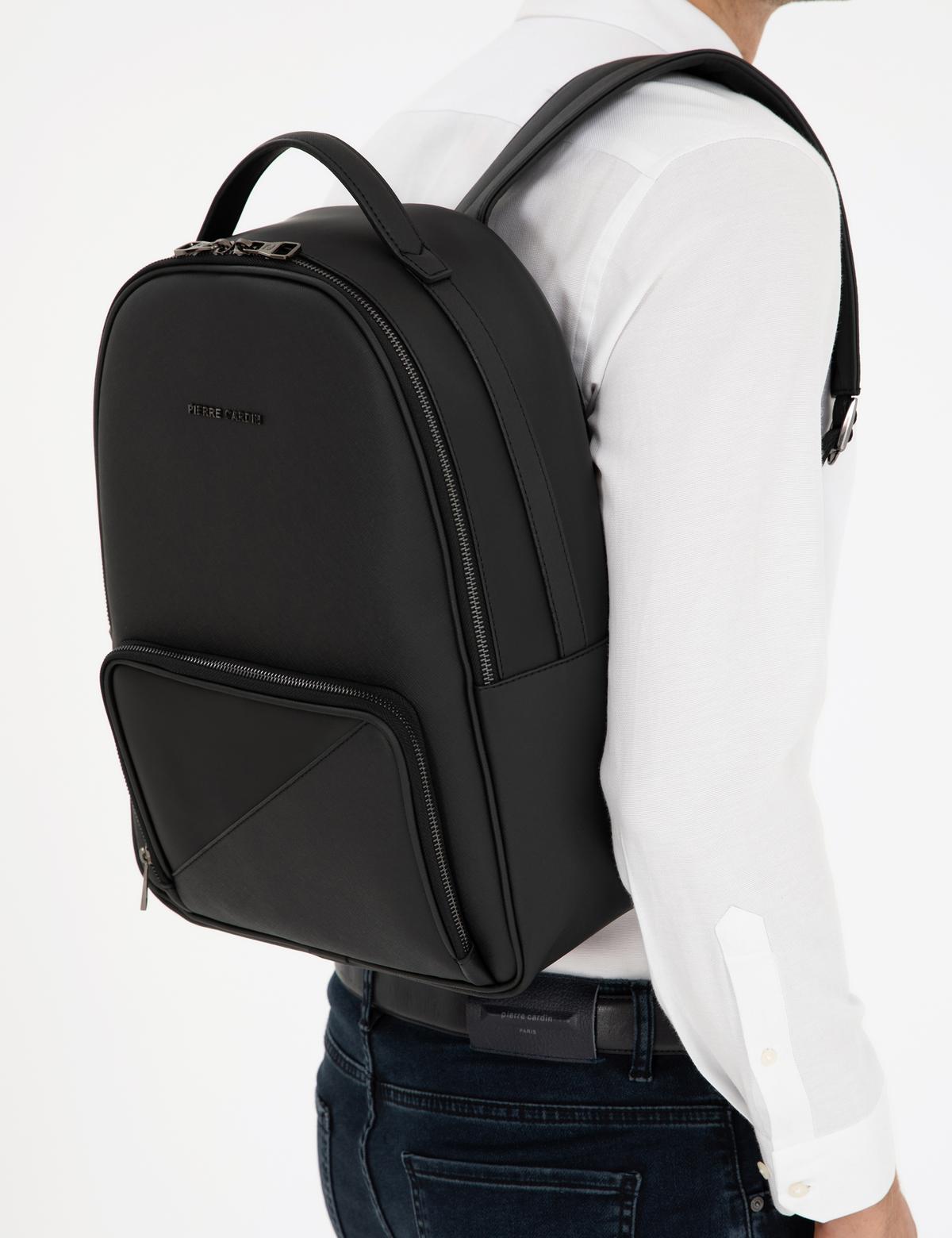 Erkek Siyah Sırt Çantası