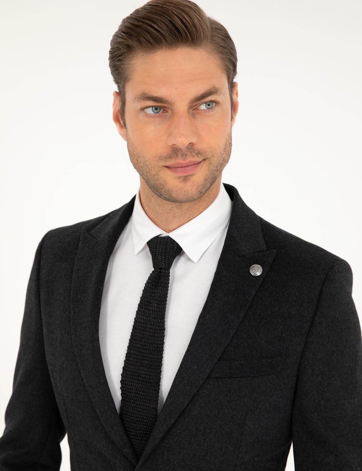 Antrasit Ex. Slim Fit Ceket - 50278449053