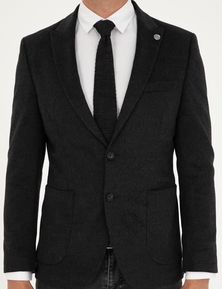 Antrasit Ex. Slim Fit Ceket - 50278449053