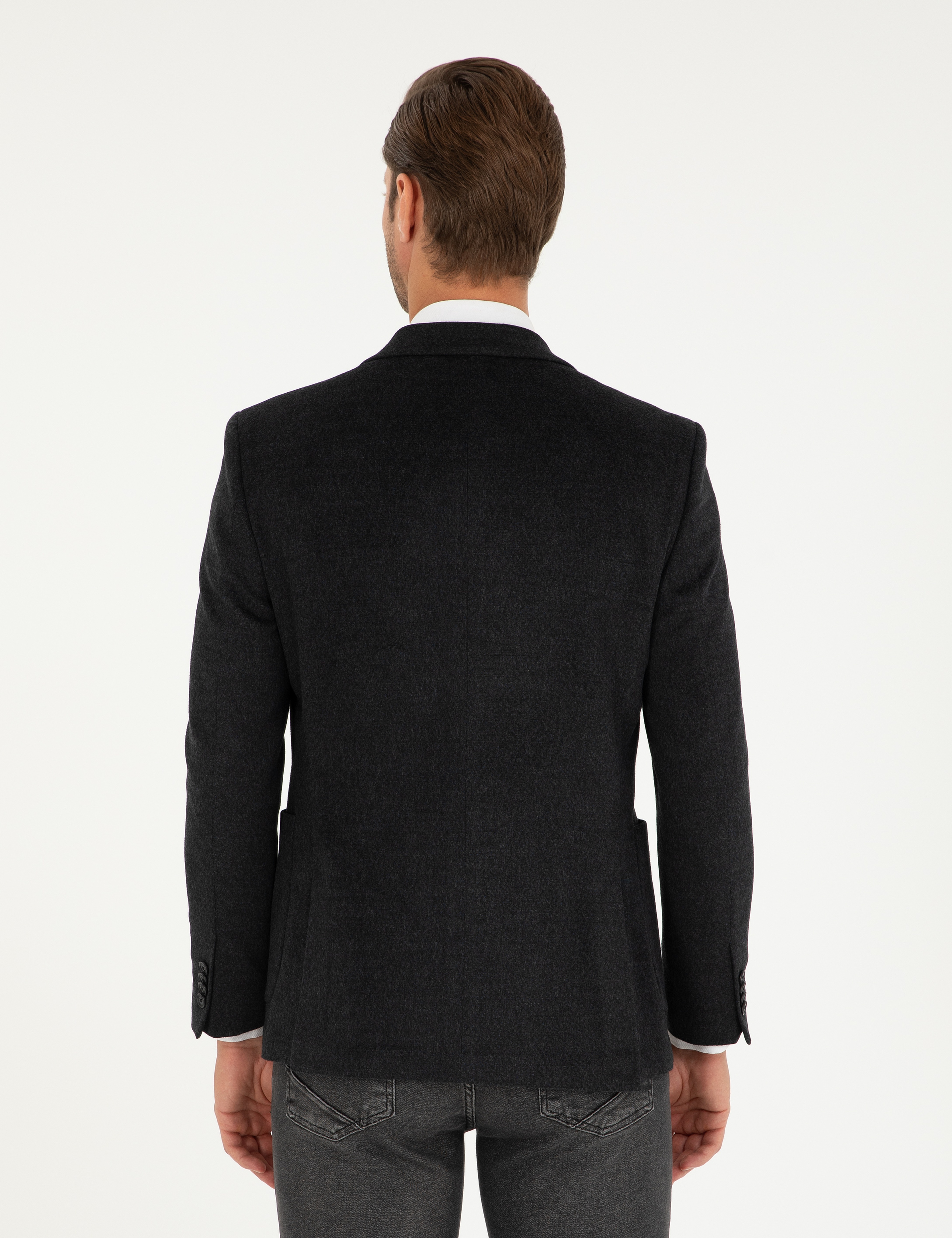 Antrasit Ex. Slim Fit Ceket - Image 5