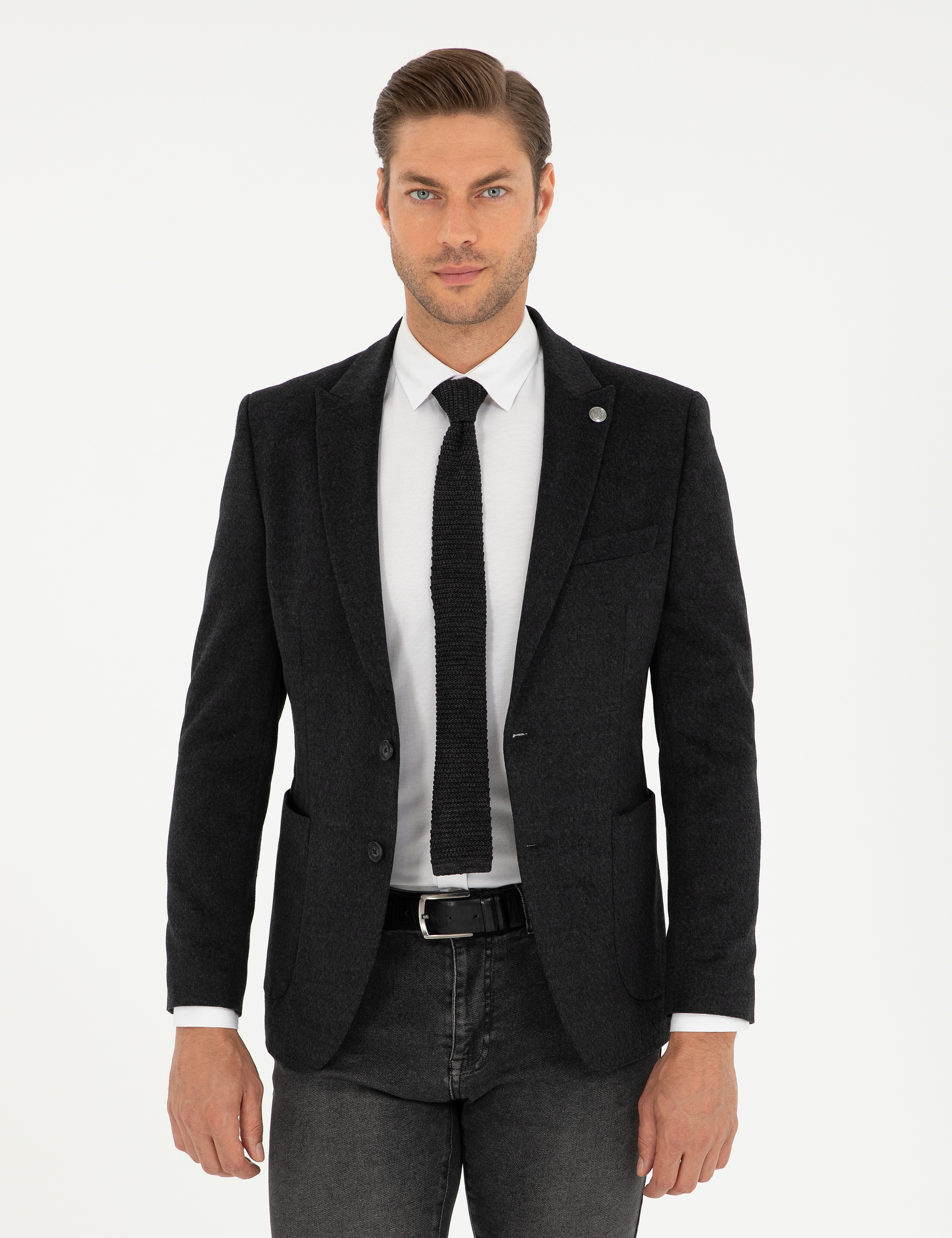Antrasit Ex. Slim Fit Ceket - Image 1