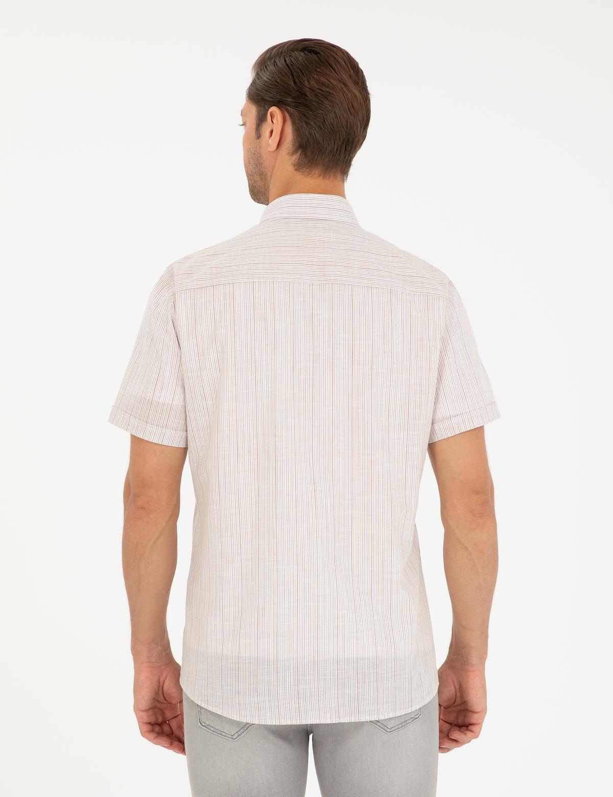 Haki Regular Fit Kısa Kollu Gömlek - 50296042006