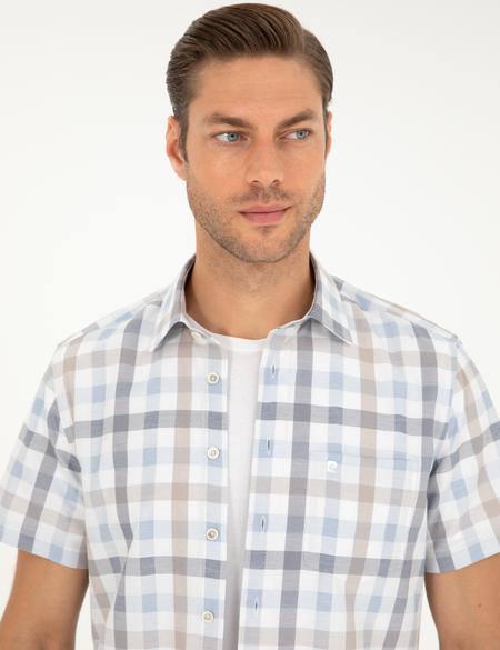 Mavi Regular Fit Kısa Kollu Gömlek - 50296038007