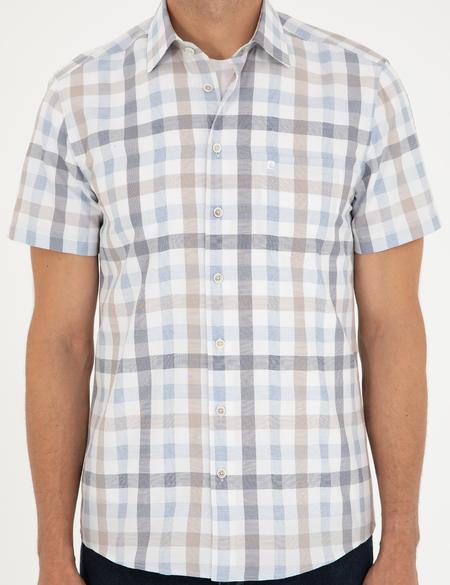 Mavi Regular Fit Kısa Kollu Gömlek - 50296038007