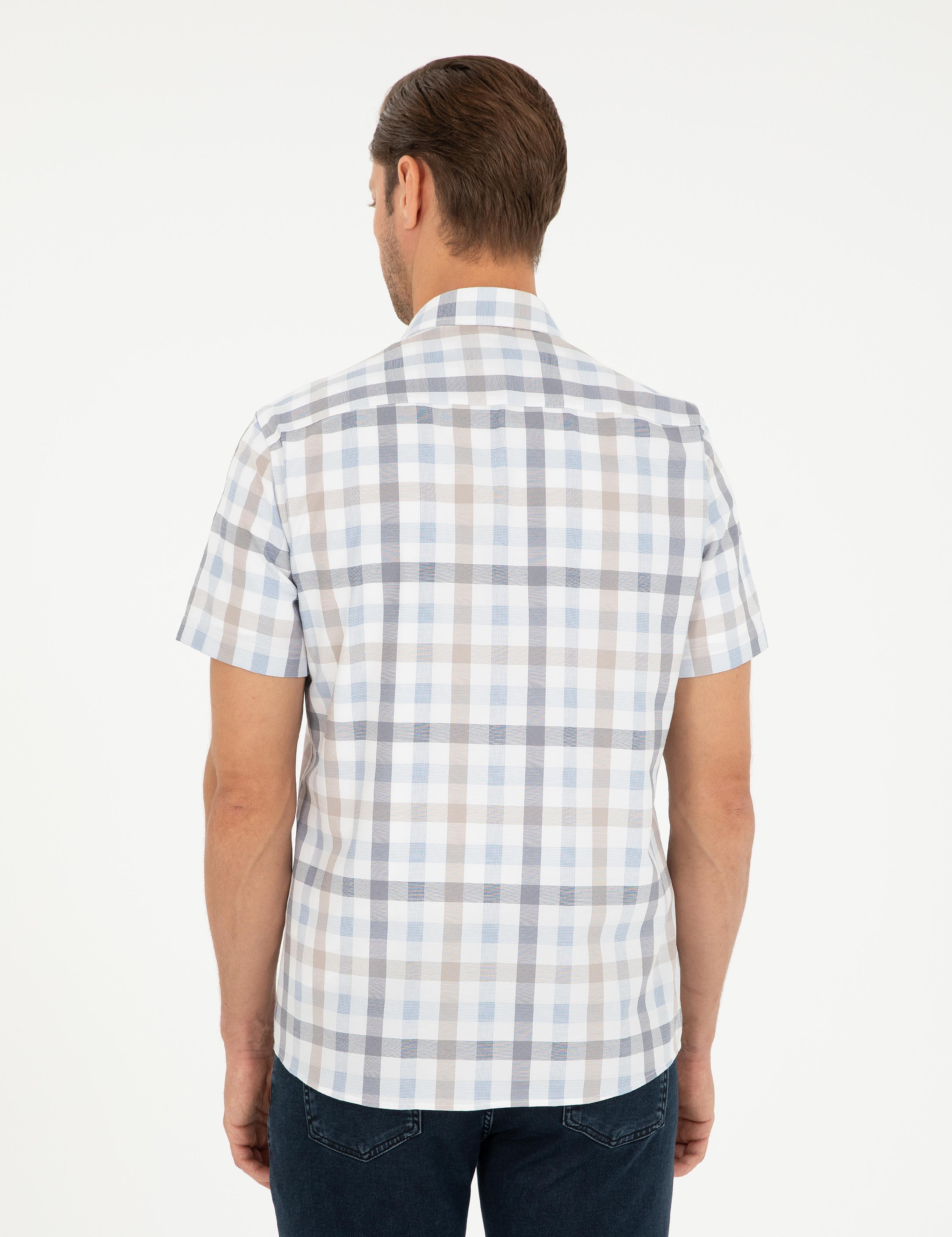 Mavi Regular Fit Kısa Kollu Gömlek