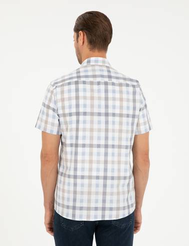 Mavi Regular Fit Kısa Kollu Gömlek