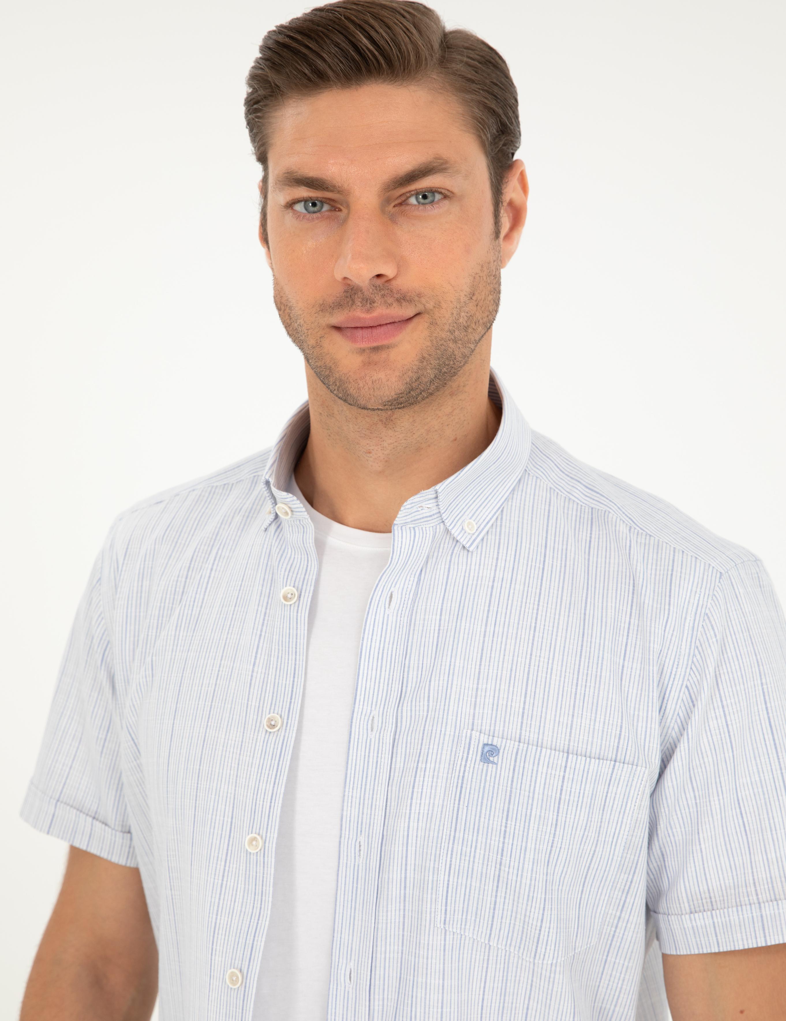 Mavi Regular Fit Kısa Kollu Gömlek