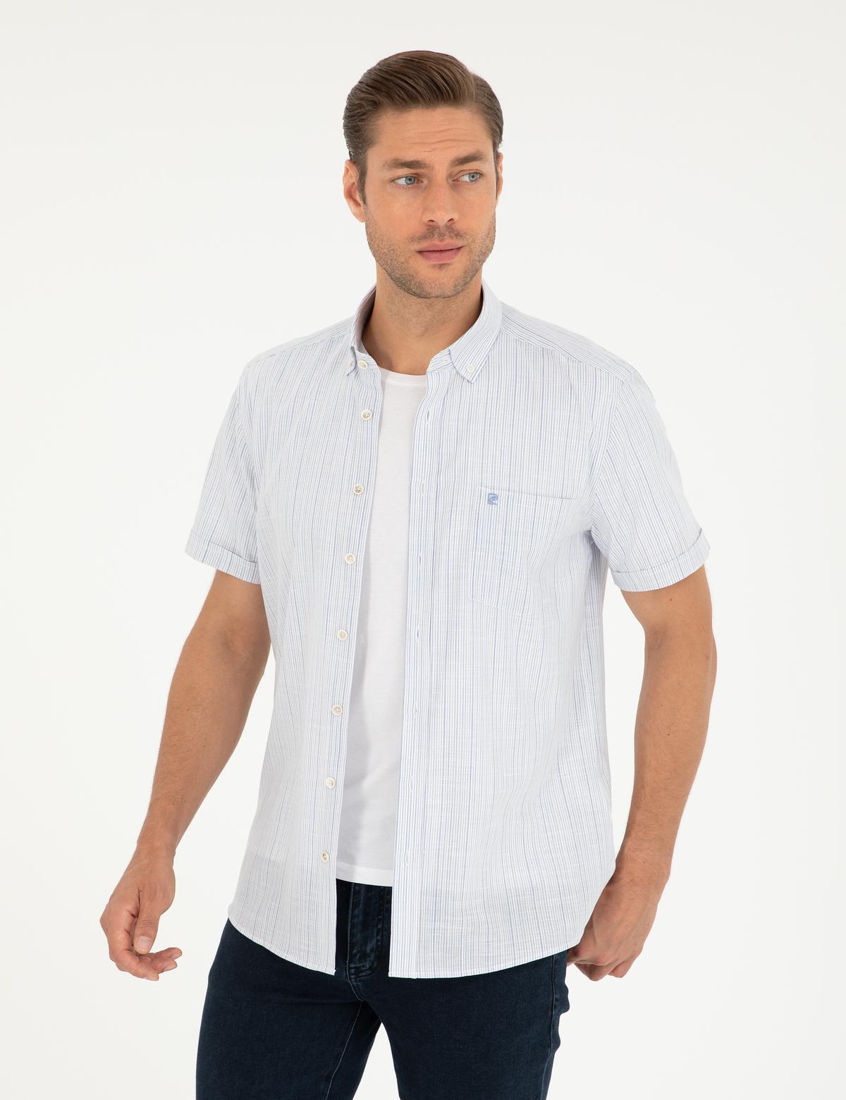 Mavi Regular Fit Kısa Kollu Gömlek