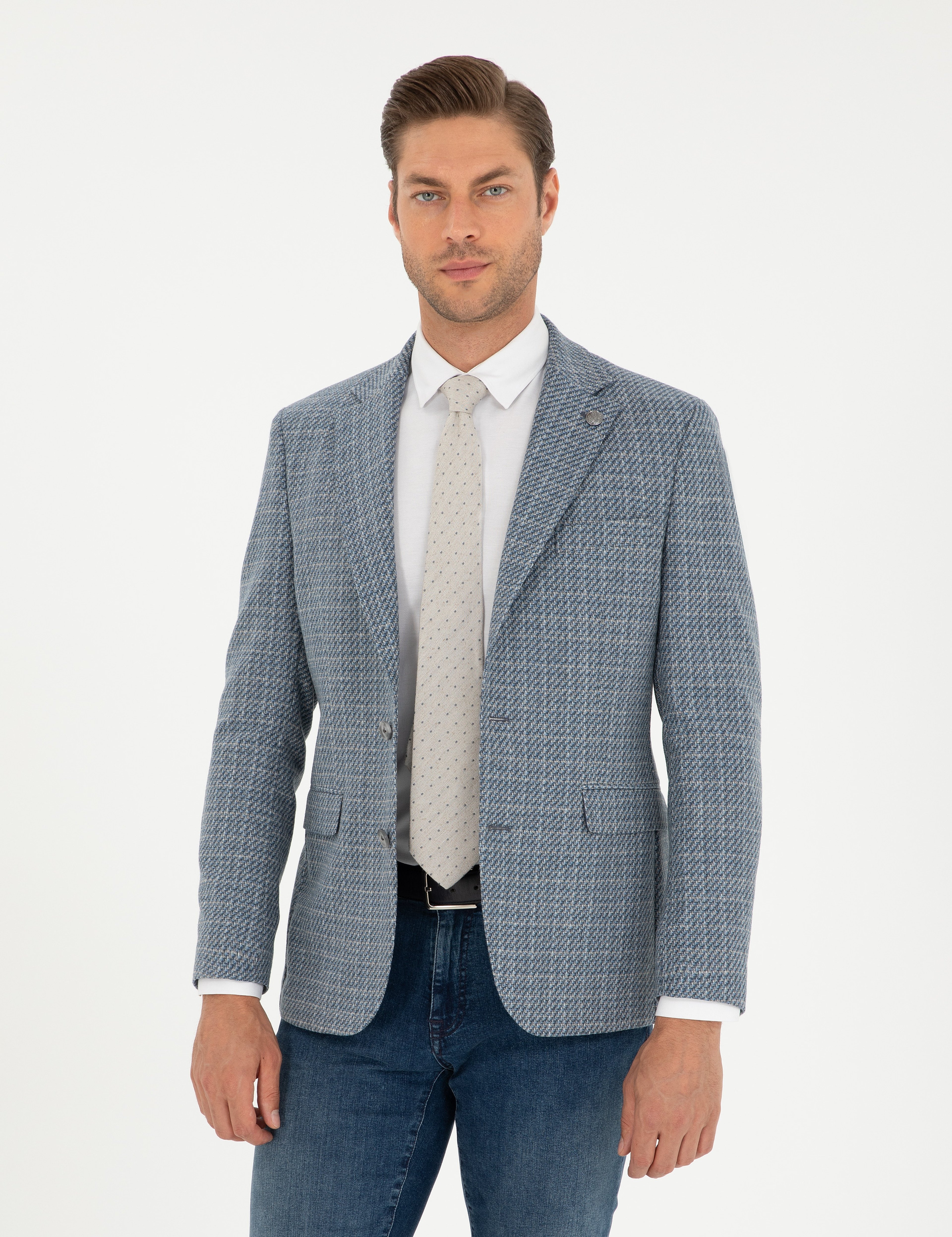 Saks Slim Fit Ceket - Image 1