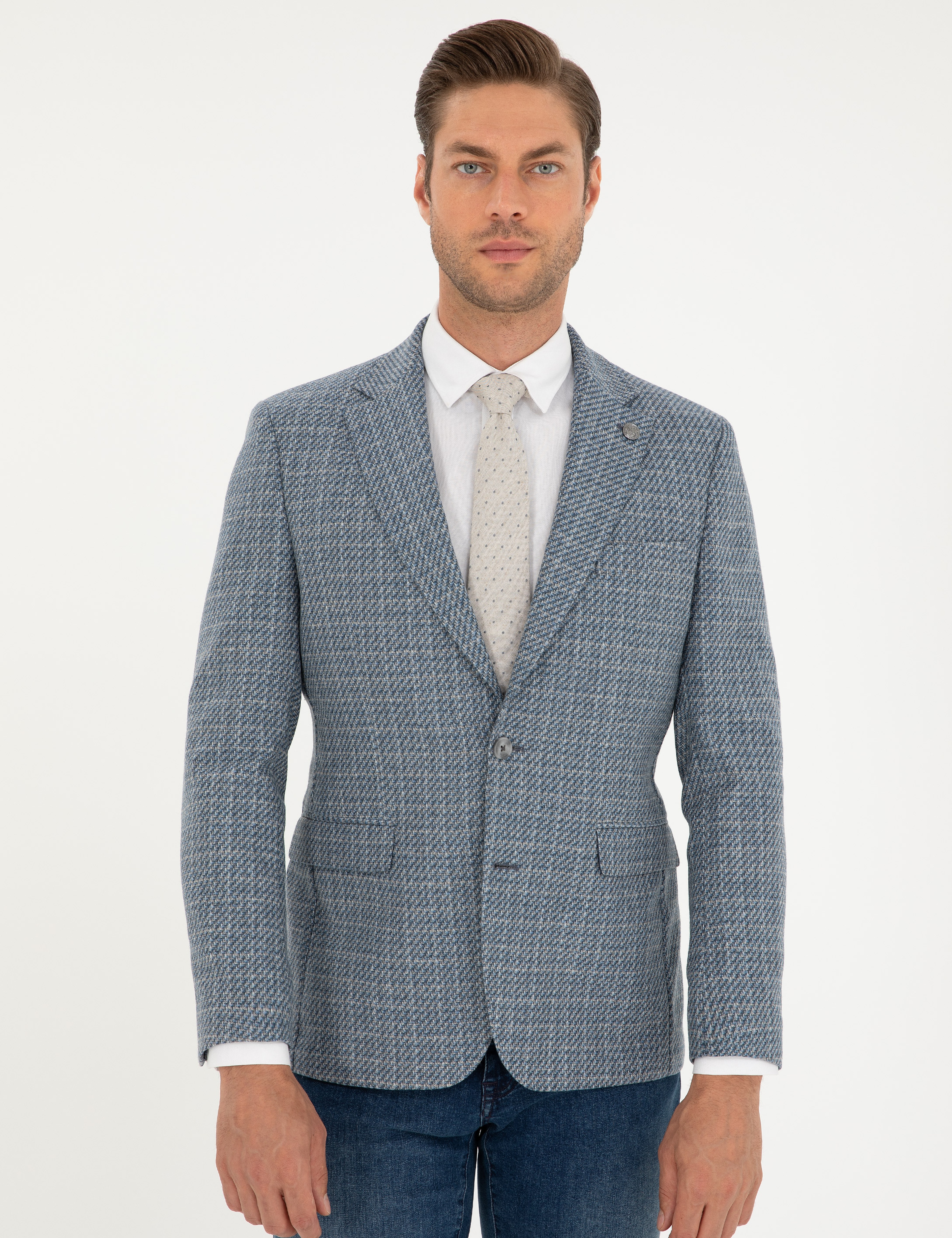 Saks Slim Fit Ceket - Image 3