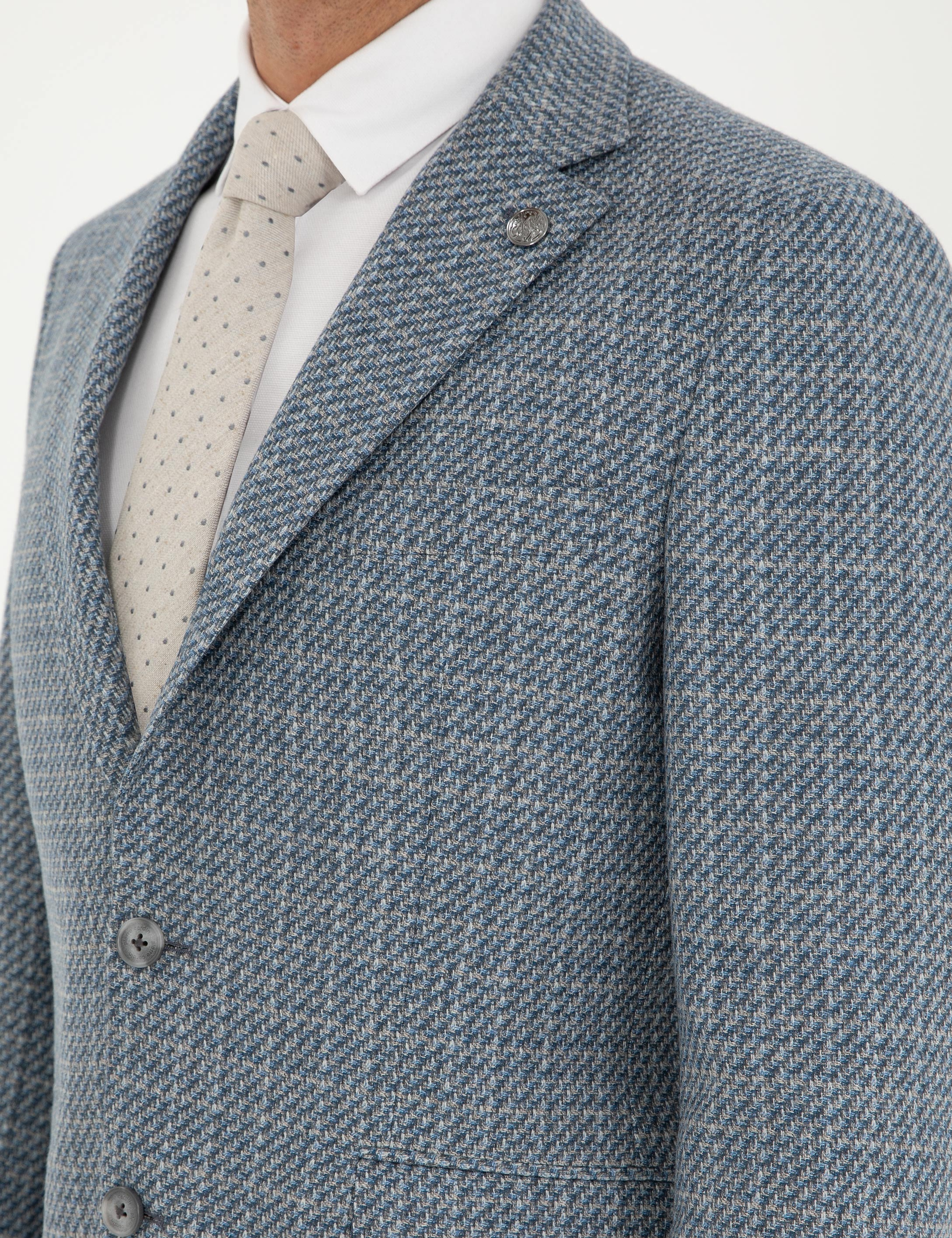 Saks Slim Fit Ceket - Image 7