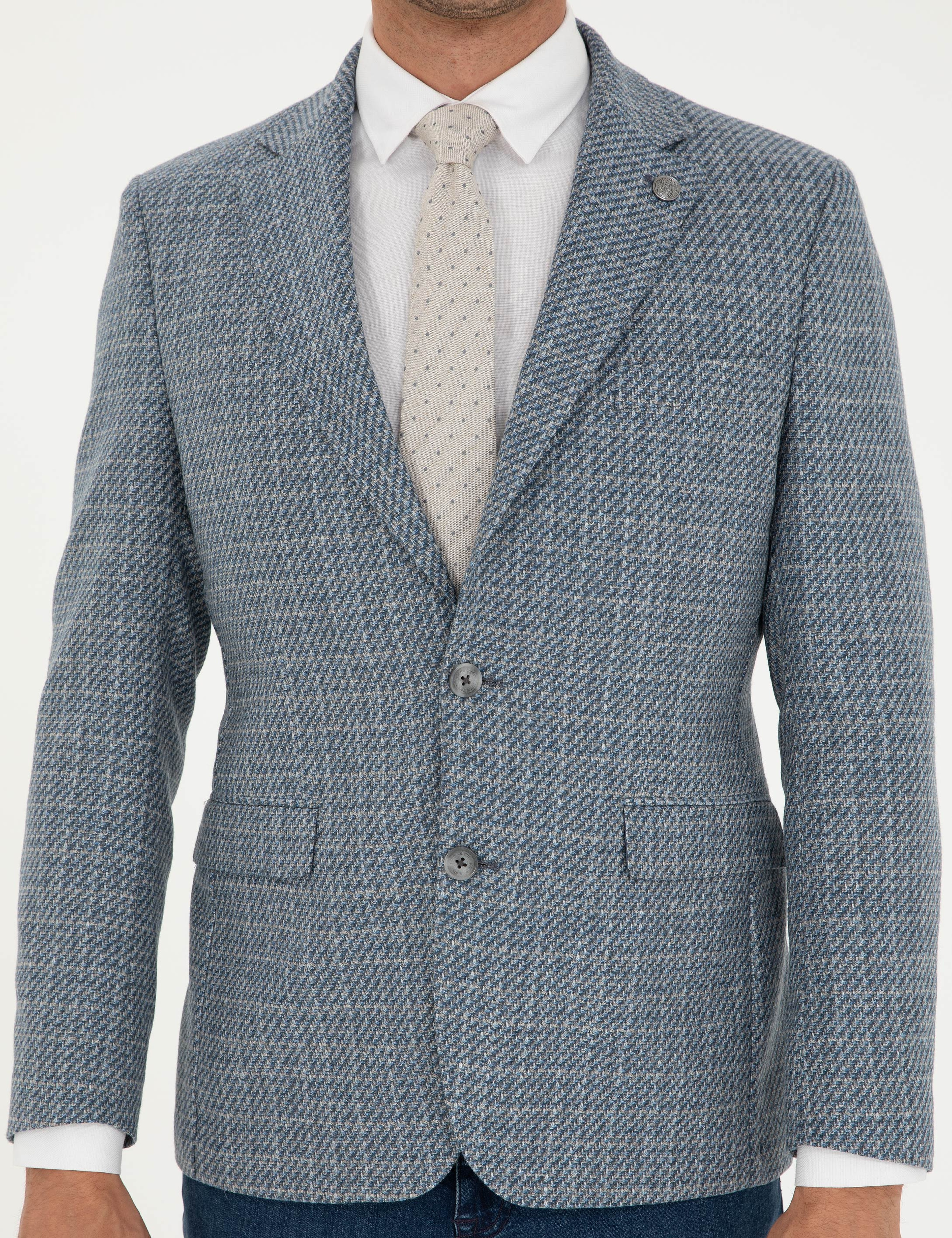 Saks Slim Fit Ceket - Image 6