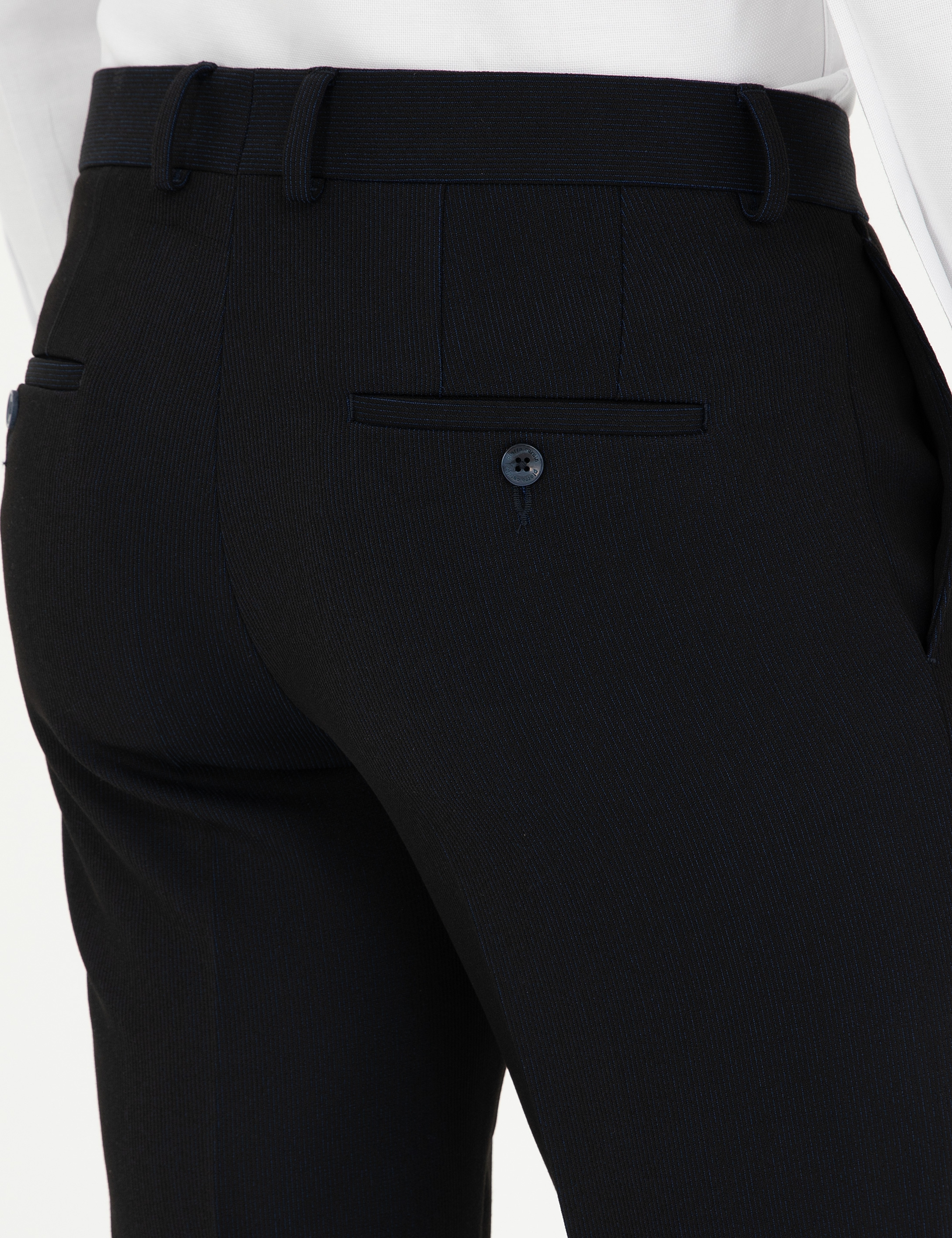 Lacivert Ex. Slim Fit Kumaş Pantolon - Image 6