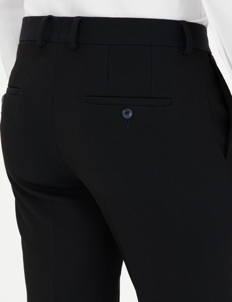 Lacivert Ex. Slim Fit Kumaş Pantolon