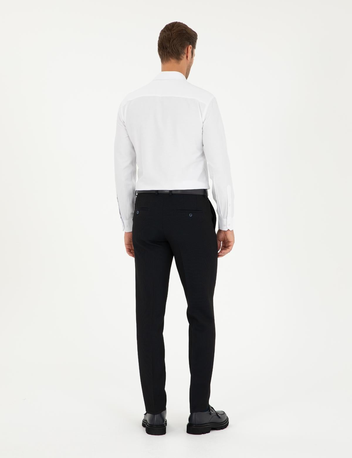 Lacivert Ex. Slim Fit Kumaş Pantolon - 50292991021