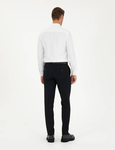 Lacivert Ex. Slim Fit Kumaş Pantolon