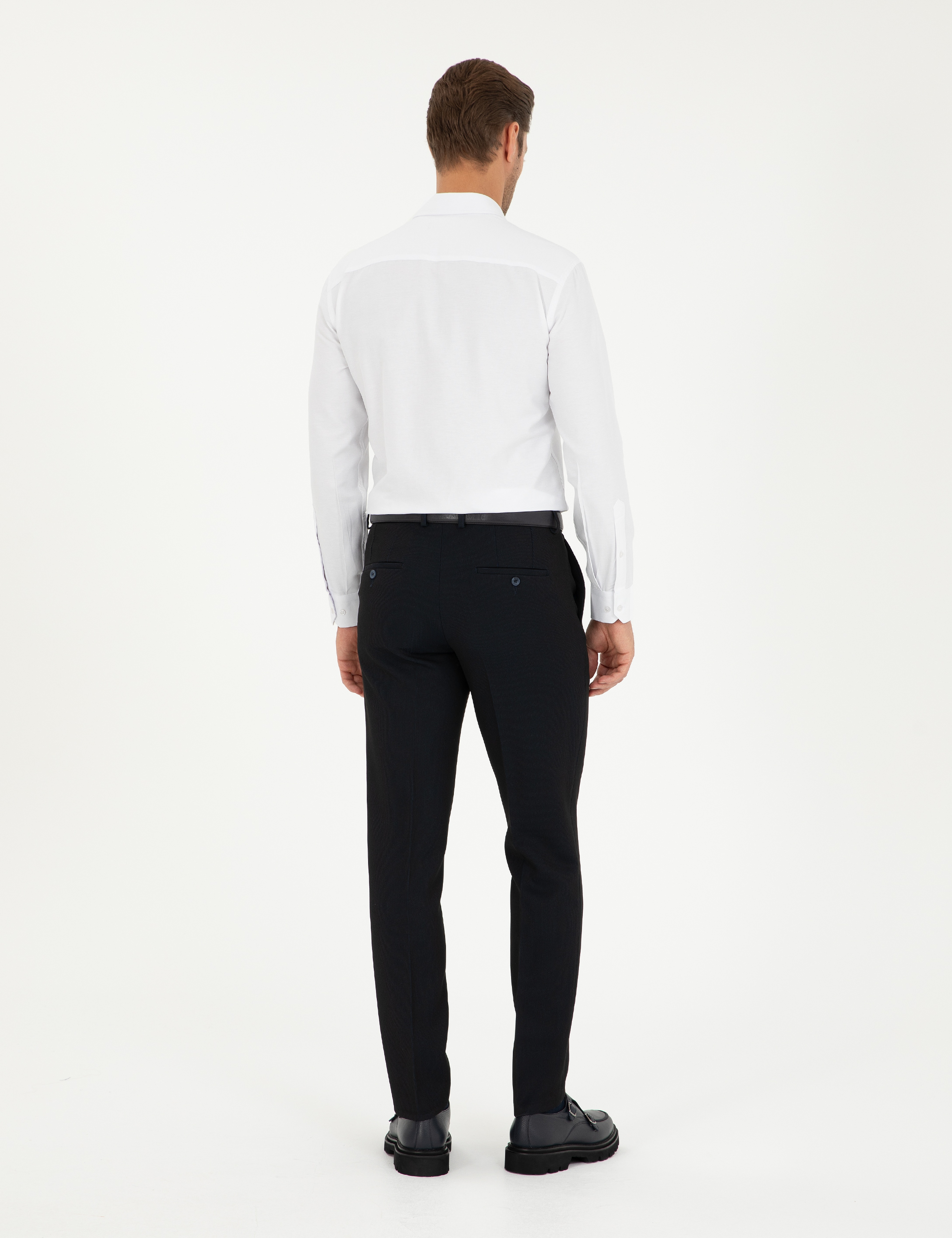 Lacivert Ex. Slim Fit Kumaş Pantolon