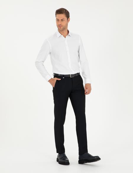 Lacivert Ex. Slim Fit Kumaş Pantolon - 50292991021