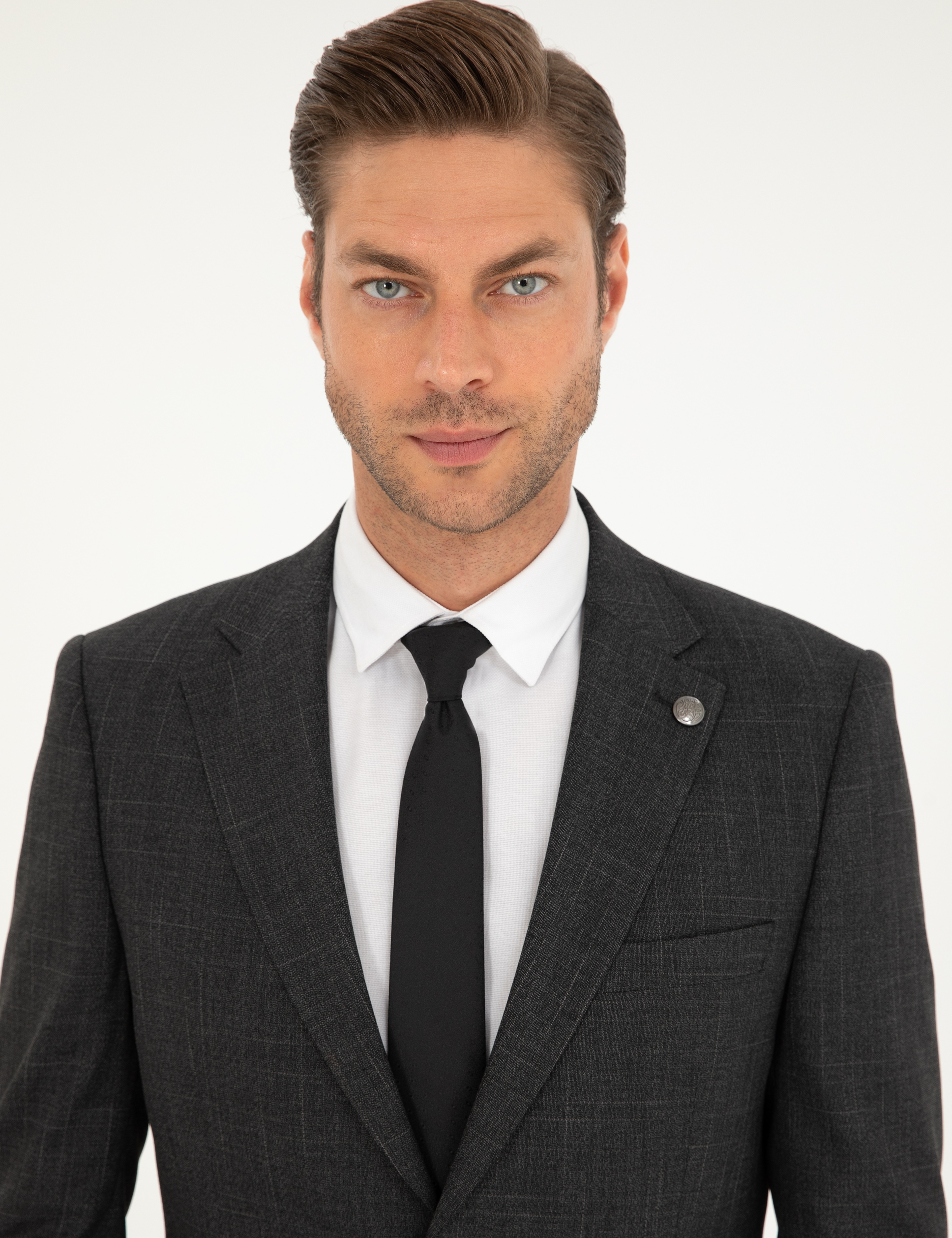 Antrasit Slim Fit Takım Elbise - Image 2