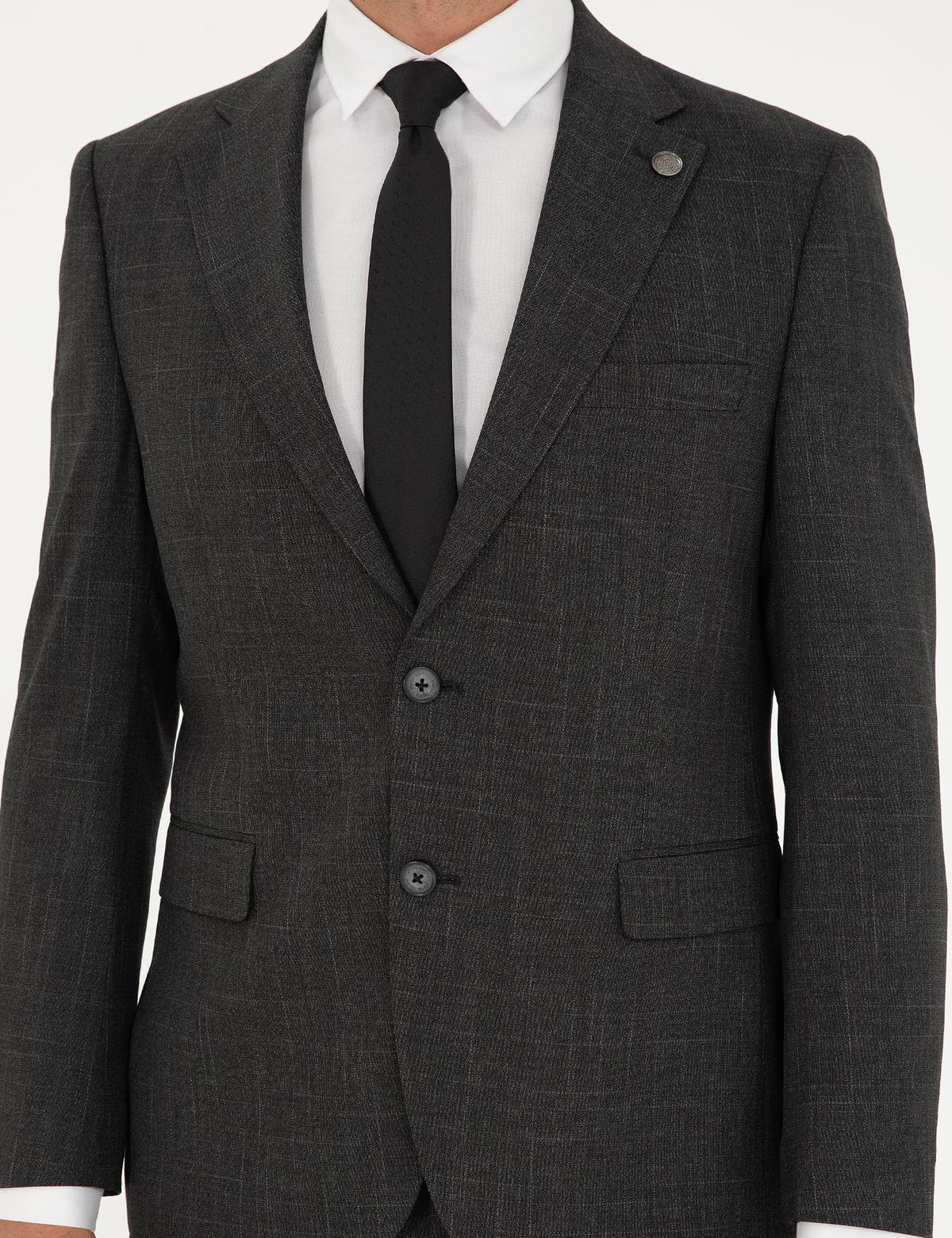 Antrasit Slim Fit Takım Elbise - 50292216008