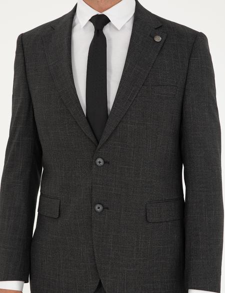 Antrasit Slim Fit Takım Elbise - 50292216008