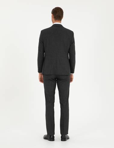 Antrasit Slim Fit Takım Elbise