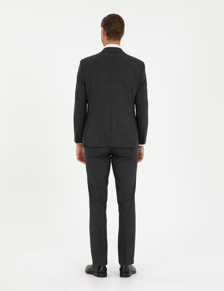 Antrasit Slim Fit Takım Elbise - 50292216008