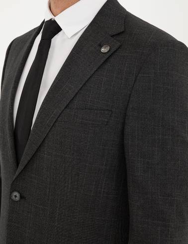 Antrasit Slim Fit Takım Elbise