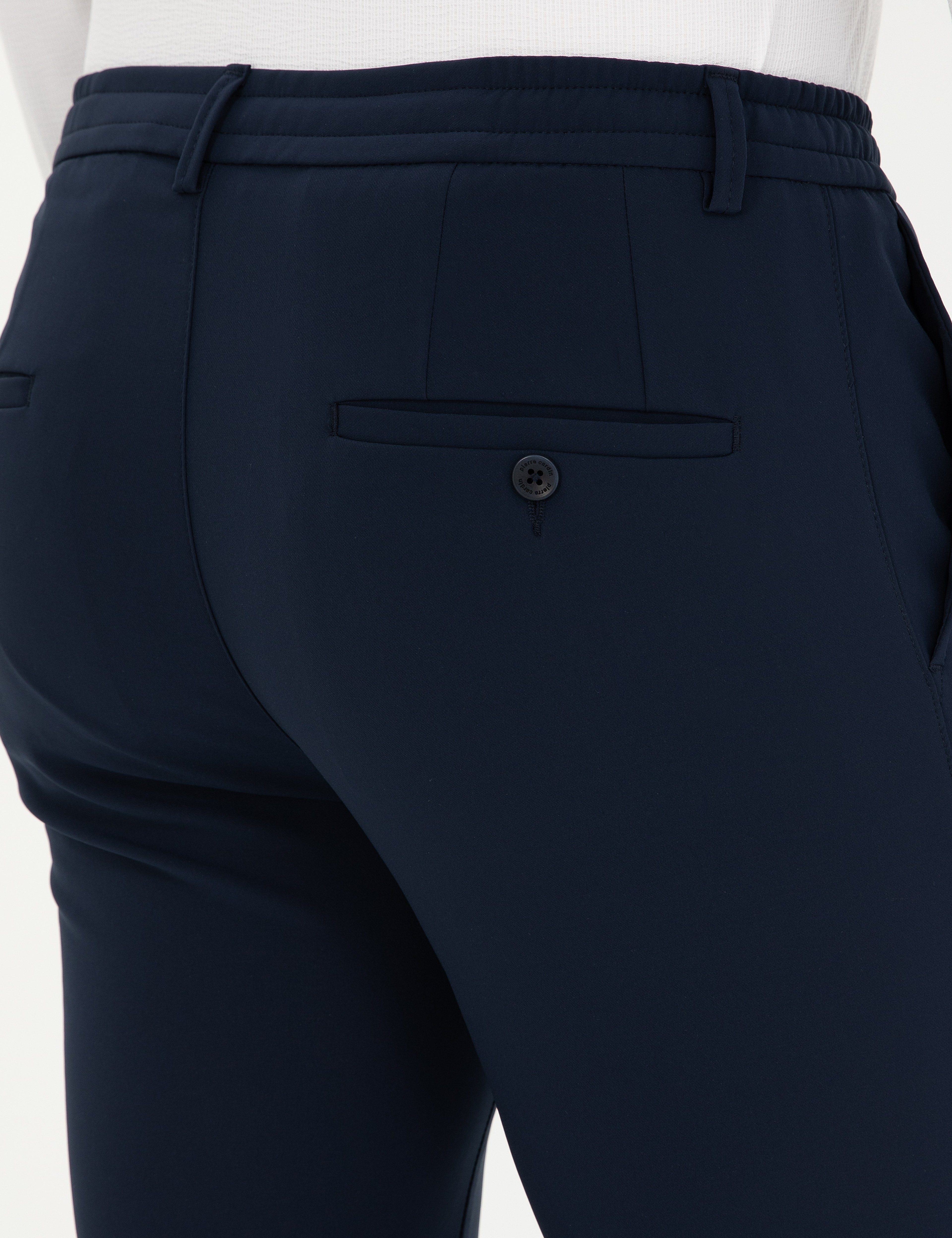 Lacivert Klasik Jogger Pantolon