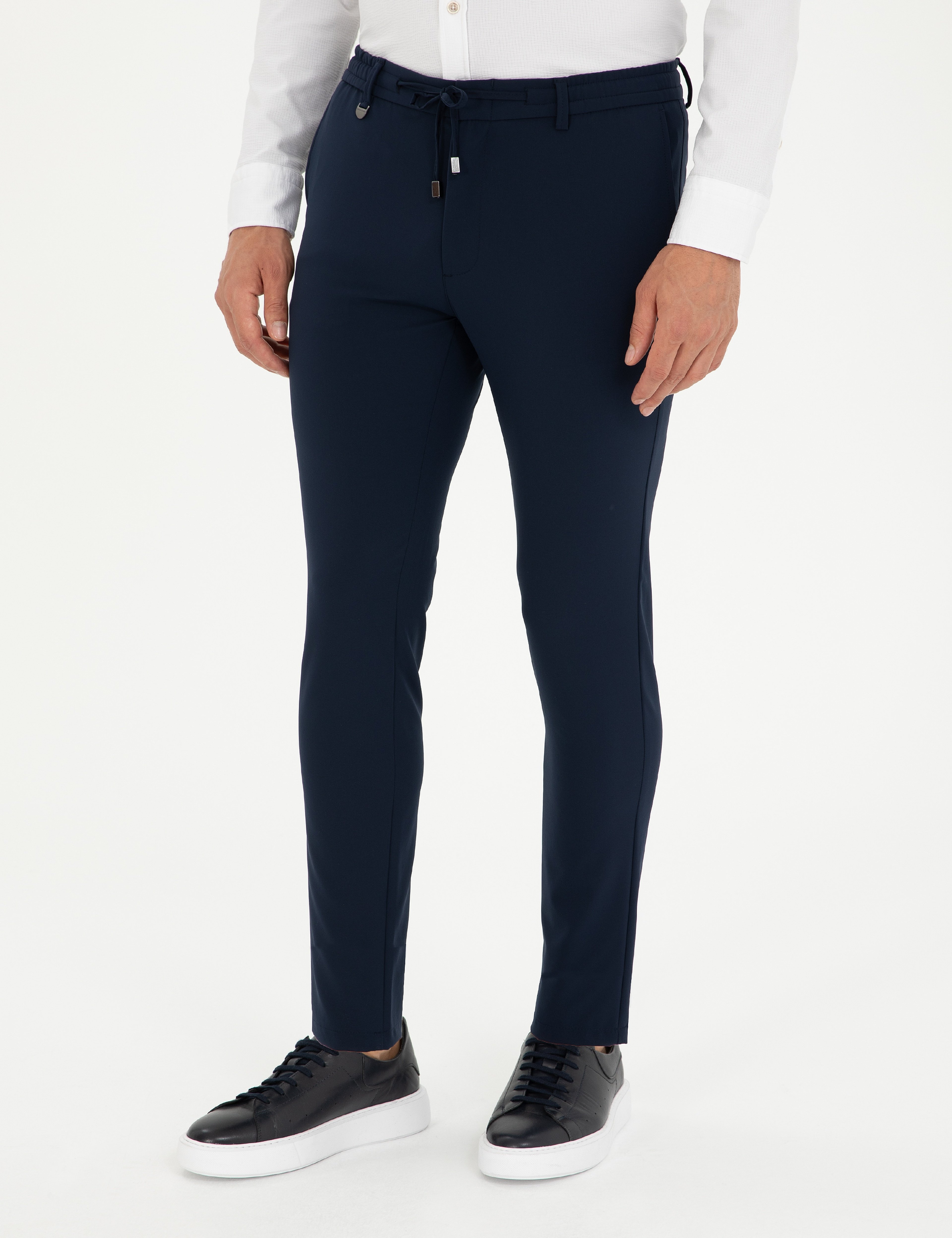 Lacivert Klasik Jogger Pantolon - Image 2