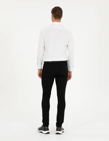 Siyah Slim Fit Jean Pantolon