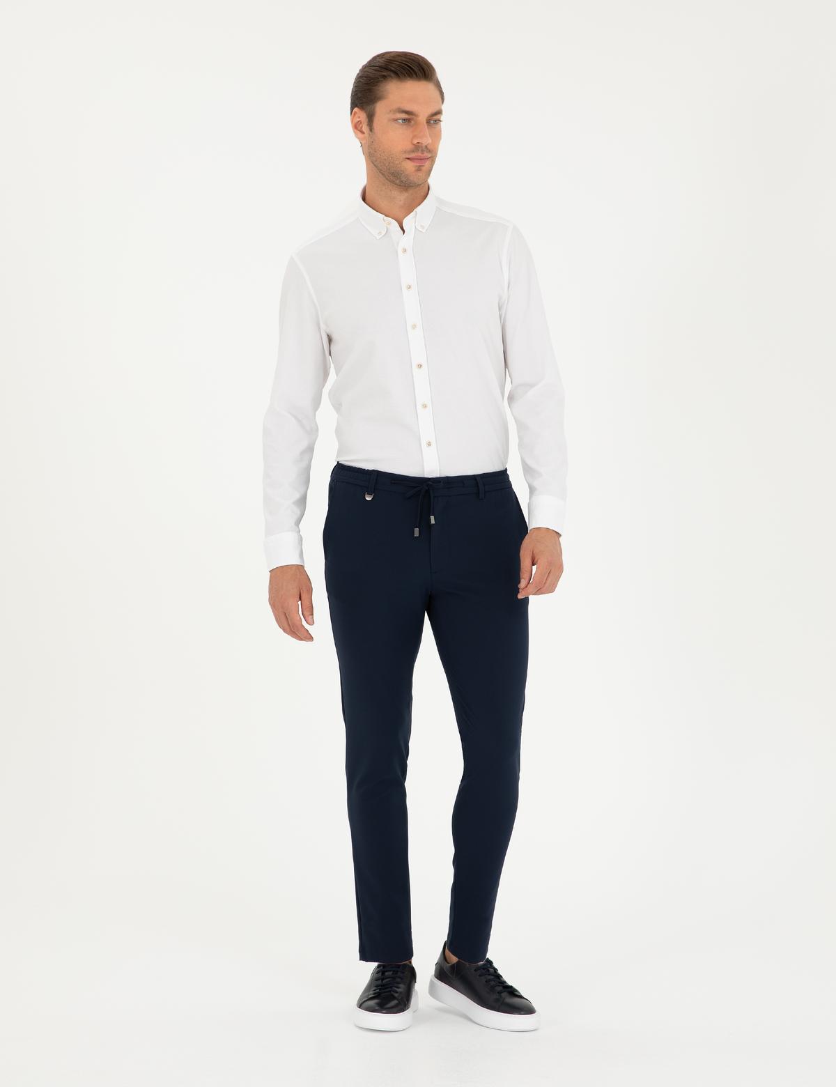 Beyaz Slim Fit Uzun Kollu Gömlek - 50292079022