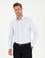 Açık Mavi Armürlü Slim Fit Uzun Kollu Gömlek
