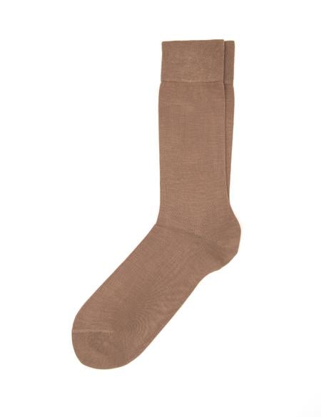 Erkek Bambu Karışımlı Kahverengi Soket Basic Çorap - 50291774007