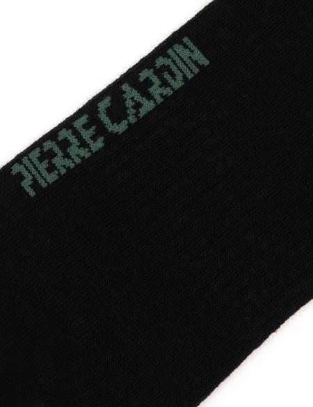 Erkek Pamuk Karışımlı Siyah Soket Desenli Çorap - 50299675001